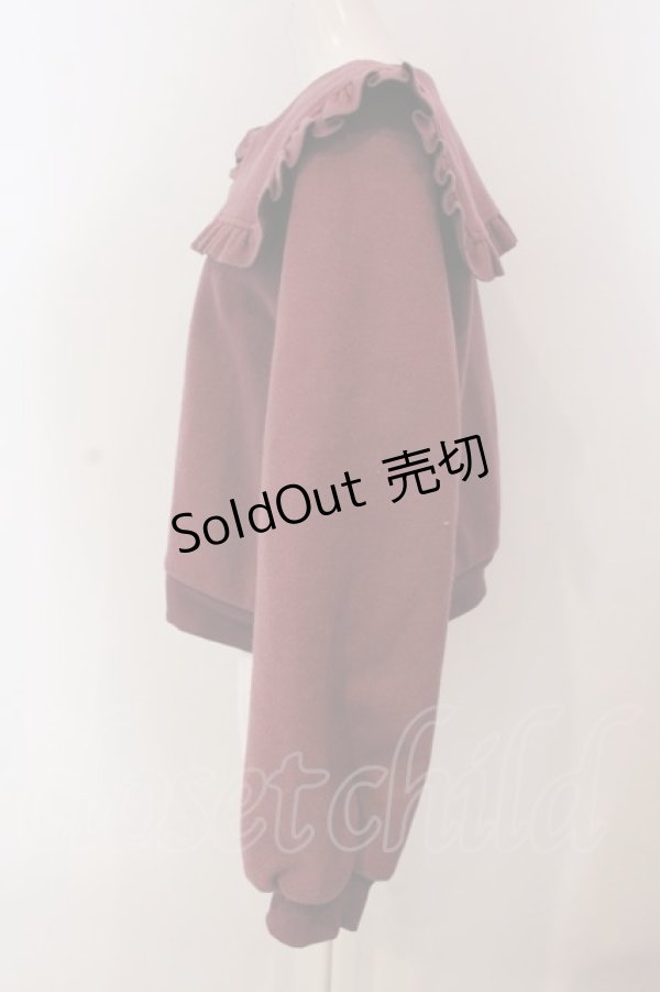 画像2: merry jenny / フリルセーラーブルゾン  ピンク O-25-03-20-2018-LO-CO-IG-ZT-C048 (2)