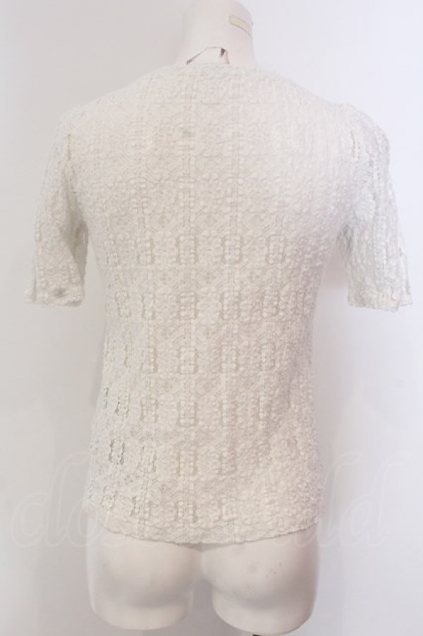 画像3: Franche Lippee / 総レーストップス M シロ O-25-03-20-2021-LO-TO-OW-ZT205 (3)