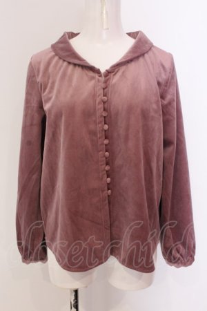 画像: LEBECCA boutique / 通いつづけるベロアブラウス  モーヴピンク O-25-03-20-2003-EL-BL-IG-ZT200