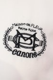 画像2: Maison de FLEUR Petite Robe canone / 意思に従うブラウス  アイボリー O-25-03-20-2029-EL-BL-OW-OS (2)