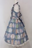 画像4: Angelic Pretty / Memorial Tea Museumジャンパースカート  ブルー O-25-03-20-006-AP-OP-OW-OS (4)