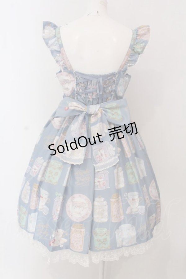 画像5: Angelic Pretty / Memorial Tea Museumジャンパースカート  ブルー O-25-03-20-006-AP-OP-OW-OS (5)