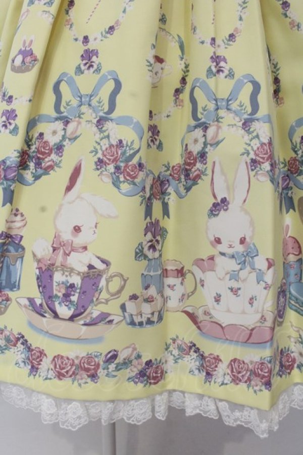 画像4: Angelic Pretty / Flower Garden Teatimeワンピース  イエロー O-25-03-20-007-AP-OP-OW-OS (4)