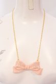 画像3: Leur Getter / リボンネックレス  ピンク×ゴールド O-25-03-20-016-LU-AC-IG-OS (3)