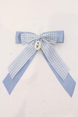 画像: axes femme / チューリップリボンクリップ  サックス O-25-03-20-018-AX-AC-OW-OS