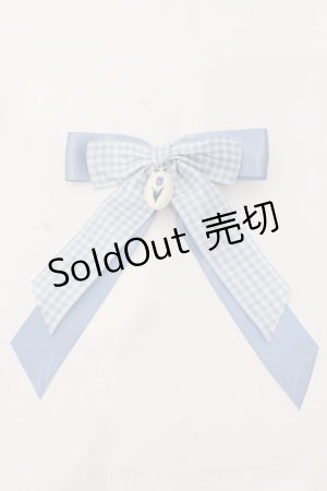 画像: axes femme / チューリップリボンクリップ  サックス O-25-05-30-1009-AX-AC-OW-OS