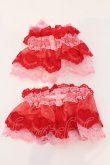 画像3: Angelic Pretty / ハートチャーム配色お袖とめ  アカ×濃ピンク O-25-03-20-023-AP-ZA-OW-OS (3)
