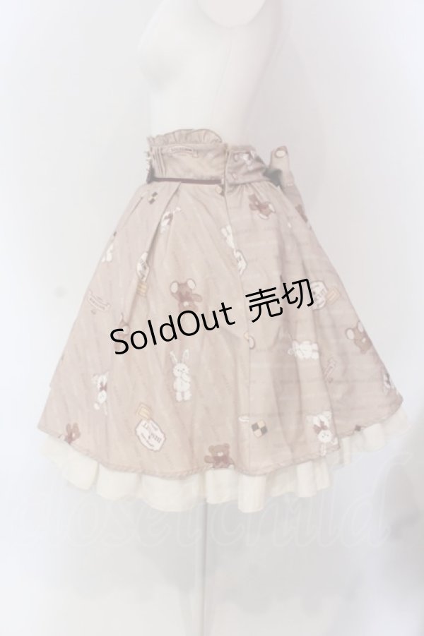画像3: Amavel / FLUFFY YUMMY SOUVENIR スカート F ブラウン O-25-03-22-004-CA-SK-OW-OS (3)