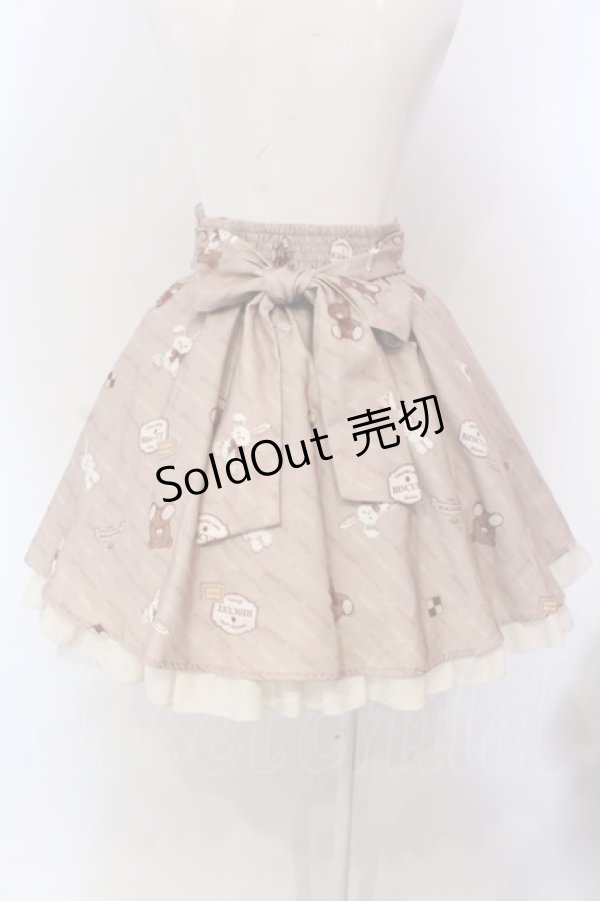 画像4: Amavel / FLUFFY YUMMY SOUVENIR スカート F ブラウン O-25-03-22-004-CA-SK-OW-OS (4)