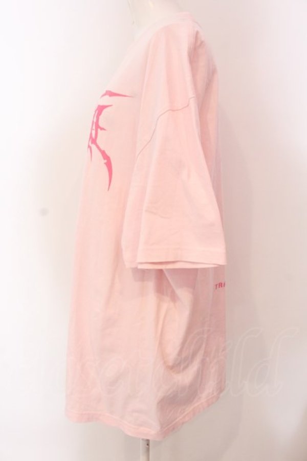 画像3: TRAVAS TOKYO / ゆいみす×TRAVAS TOKYO コラボビッグTシャツ F ピンク O-25-03-22-009-PU-TO-IG-OS (3)