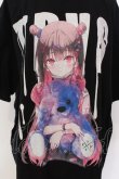 画像2: TRAVAS TOKYO / × らんぐ コラボプリントTシャツ F ブラック O-25-03-22-011-PU-TS-IG-OS (2)
