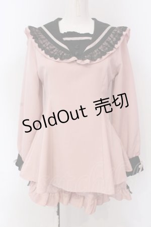 画像: DearMyLove / セーラーレースリボンセットアップ M ピンク O-25-03-22-003-EL-OP-OW-OS