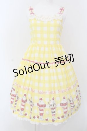 画像: Shirley Temple / パフェptサンドレス 160ｃｍ イエロー O-25-03-24-001-ET-OP-OW-OS