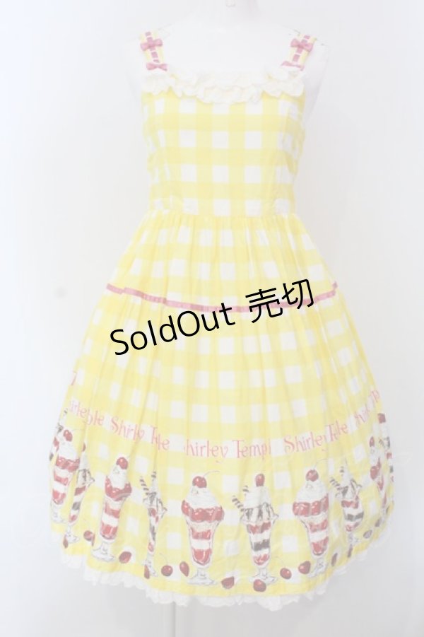画像1: Shirley Temple / パフェptサンドレス 160ｃｍ イエロー O-25-03-24-001-ET-OP-OW-OS (1)