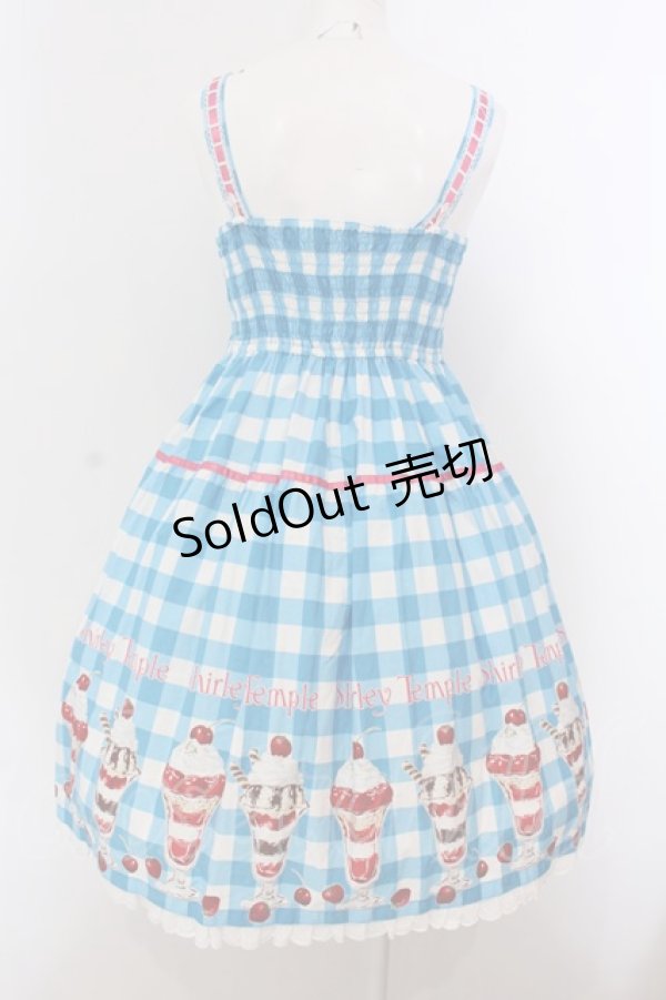 画像5: Shirley Temple / パフェptサンドレス 160ｃｍ サックス O-25-03-24-002-ET-OP-OW-OS (5)
