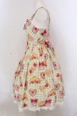 画像4: Angelic Pretty / いちごBread Bakeryジャンパースカート  グリーン O-25-03-24-020-AP-OP-OW-OS (4)