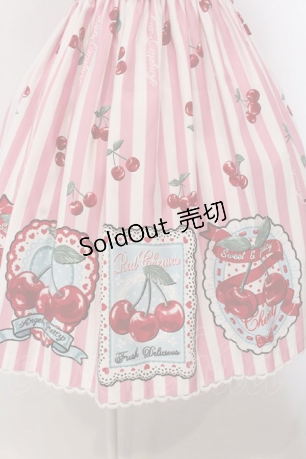 画像3: Angelic Pretty / Cherry Stampジャンパースカート  ピンク O-25-03-24-021-AP-OP-OW-OS (3)