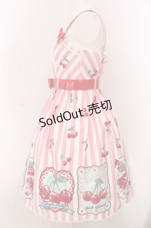 画像4: Angelic Pretty / Cherry Stampジャンパースカート  ピンク O-25-03-24-021-AP-OP-OW-OS (4)