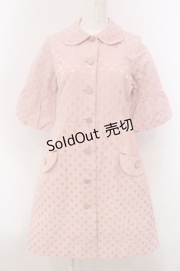 画像1: Shirley Temple / ドットスプリングコート 160cm ピンク O-25-03-24-025-ET-CO-IG-OS (1)