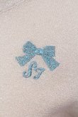画像2: Shirley Temple / リボン刺繍ラメカーディガン M アイボリー O-25-03-24-029-ET-TO-IG-OS (2)
