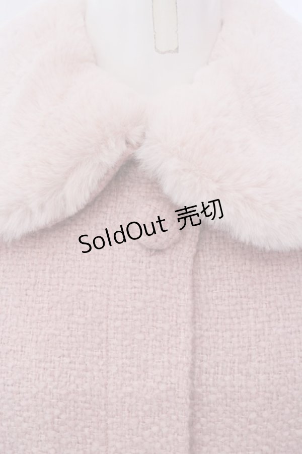 画像2: Shirley Temple / ファー襟ウールコート  ピンク O-25-03-24-037-ET-CO-IG-ZT-C021 (2)