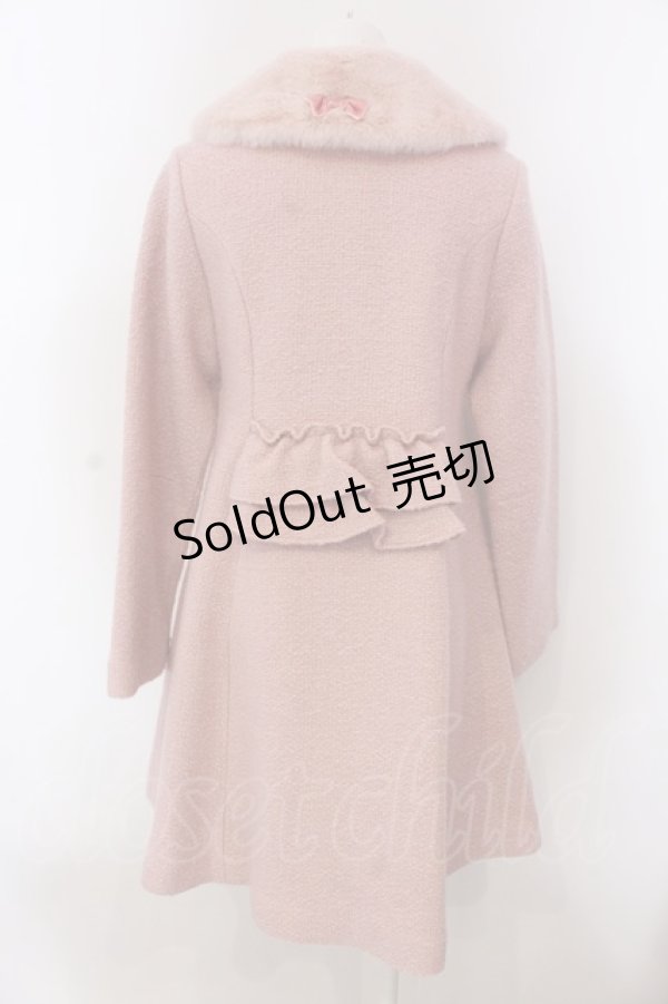 画像5: Shirley Temple / ファー襟ウールコート  ピンク O-25-03-24-037-ET-CO-IG-ZT-C021 (5)