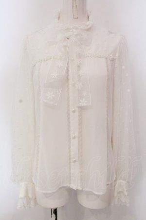 画像: Angelic Pretty / Fancy Ornamentブラウス  シロ O-25-03-24-043-AP-BL-OW-OS
