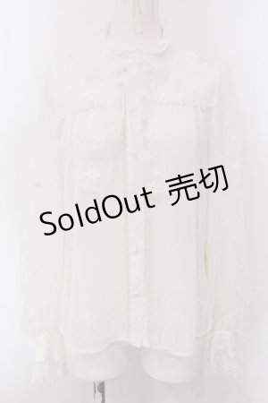 画像: Angelic Pretty / Fancy Ornamentブラウス  シロ O-25-03-24-043-AP-BL-OW-OS