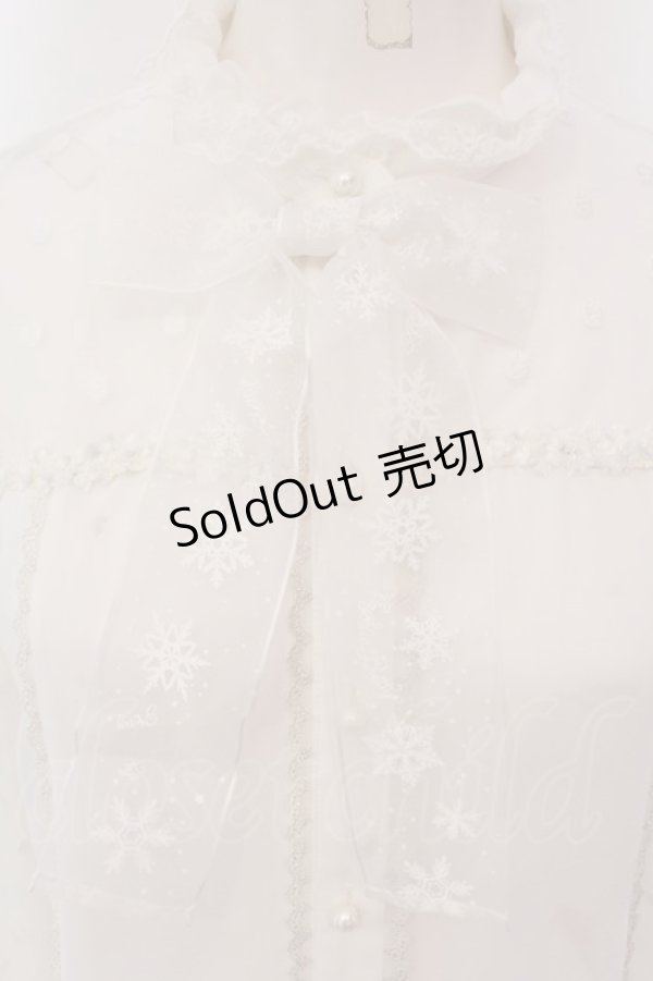 画像2: Angelic Pretty / Fancy Ornamentブラウス  シロ O-25-03-24-043-AP-BL-OW-OS (2)