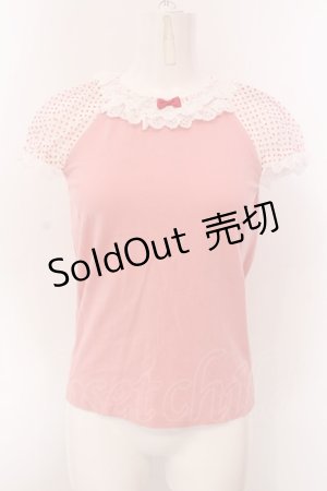 画像: Shirley Temple / お袖切り替えカットソー 160ｃｍ ピンク O-25-03-24-044-ET-TO-OW-OS