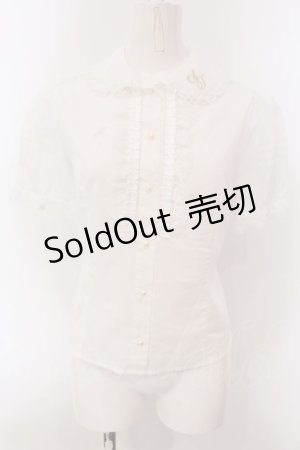 画像: Shirley Temple / 襟刺しゅう入ブラウス S シロ O-25-03-24-047-ET-BL-OW-OS