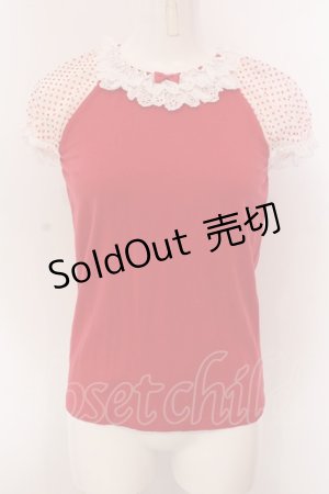 画像: Shirley Temple / お袖切り替えカットソー 160ｃｍ アカ O-25-03-24-048-ET-TO-OW-OS