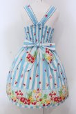 画像5: Shirley Temple / パフェボーダーpt ワンピース 160ｃｍ サックス O-25-03-24-005-ET-OP-OW-OS (5)