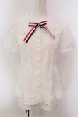 画像1: Angelic Pretty / トリコロールリボンブラウス  シロ O-25-03-24-058-AP-BL-OW-OS (1)