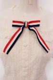 画像2: Angelic Pretty / トリコロールリボンブラウス  シロ O-25-03-24-058-AP-BL-OW-OS (2)