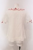 画像4: Angelic Pretty / Cherry Collarブラウス  シロ×アカ O-25-03-24-059-AP-BL-OW-OS (4)