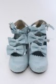 画像2: Angelic Pretty / エナメルChelseaリボンシューズ M サックス O-25-03-24-069-AP-SH-OW-OS (2)