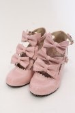 画像1: Angelic Pretty / エナメルChelseaリボンシューズ M ピンク O-25-03-24-070-AP-SH-OW-OS (1)