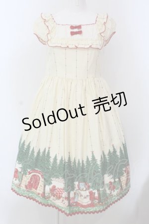 画像: Shirley Temple / 赤ずきんちゃん絵本プリントワンピース 160ｃｍ アイボリー O-25-03-24-009-ET-OP-OW-OS