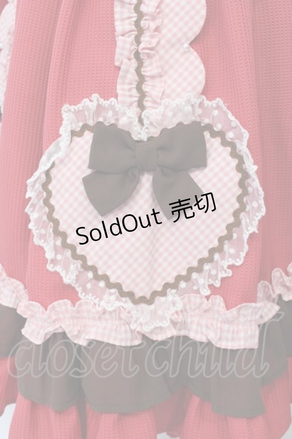 画像3: Angelic Pretty / Waffle Heartジャンパースカート（2022年）  アカ O-25-03-24-012-AP-OP-OW-OS (3)