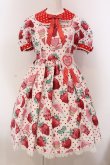 画像1: Angelic Pretty / Fresh Strawberry Dinerワンピース  シロ O-25-03-24-017-AP-OP-OW-OS (1)