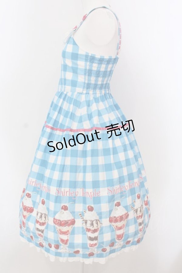 画像4: Shirley Temple / パフェptサンドレス 160ｃｍ サックス O-25-03-24-002-ET-OP-OW-OS (4)