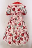 画像8: Angelic Pretty / Fresh Strawberry Dinerワンピース  シロ O-25-03-24-017-AP-OP-OW-OS (8)