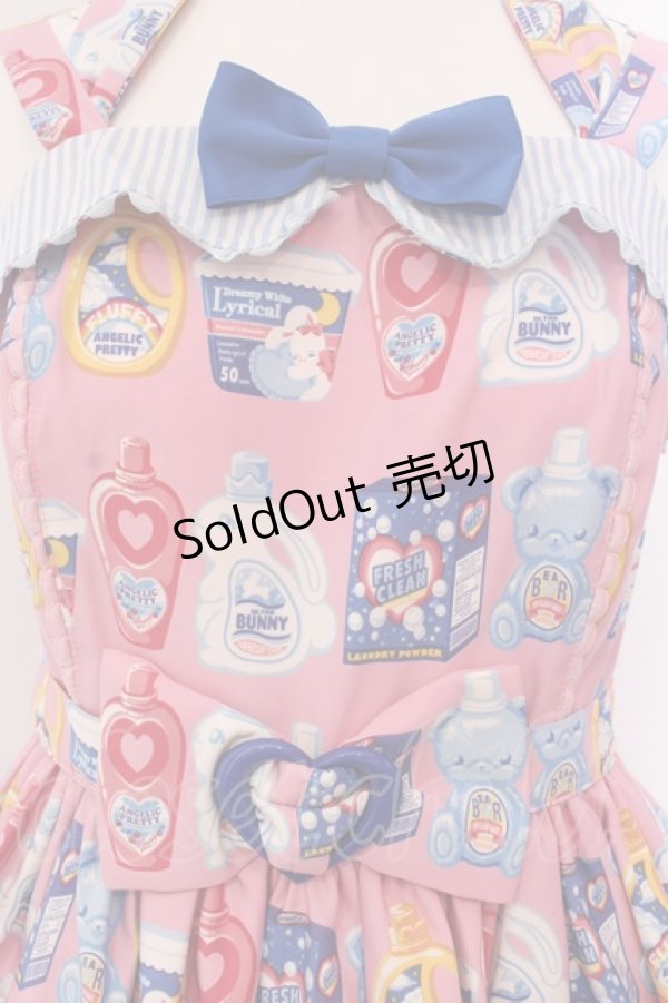 画像2: Angelic Pretty / Sunny Smile Laundryジャンパースカート  ピンク O-25-03-24-018-AP-OP-OW-OS (2)