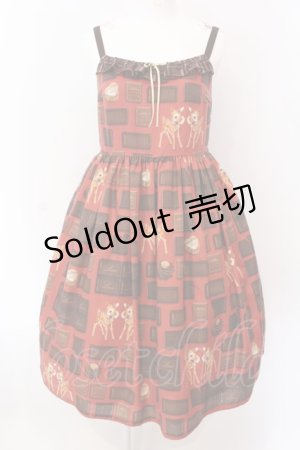 画像: Leur Getter / Bambi Chocolate　キャミソールワンピース  アカ O-25-03-25-027-LU-OP-IG-OS