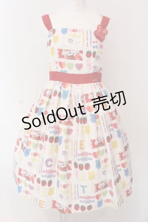 画像: Emily Temple cute / pop'n CANDYノースリーブワンピース  オフシロ O-25-03-25-031-ET-OP-IG-OS