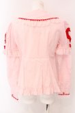 画像6: Angelic Pretty / Frill Heart付け袖ブラウス  ピンク×アカ O-25-03-25-035-AP-BL-IG-OS (6)