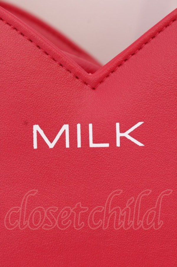 画像2: MILK / ハートバッグ  アカ O-25-03-25-047-ML-BG-IG-OS (2)
