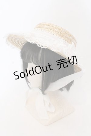画像: BABY,THE STARS SHINE BRIGHT / Sweet Dollボンネットハット  ナチュラル×シロ O-25-03-25-054-BA-AC-IG-OS
