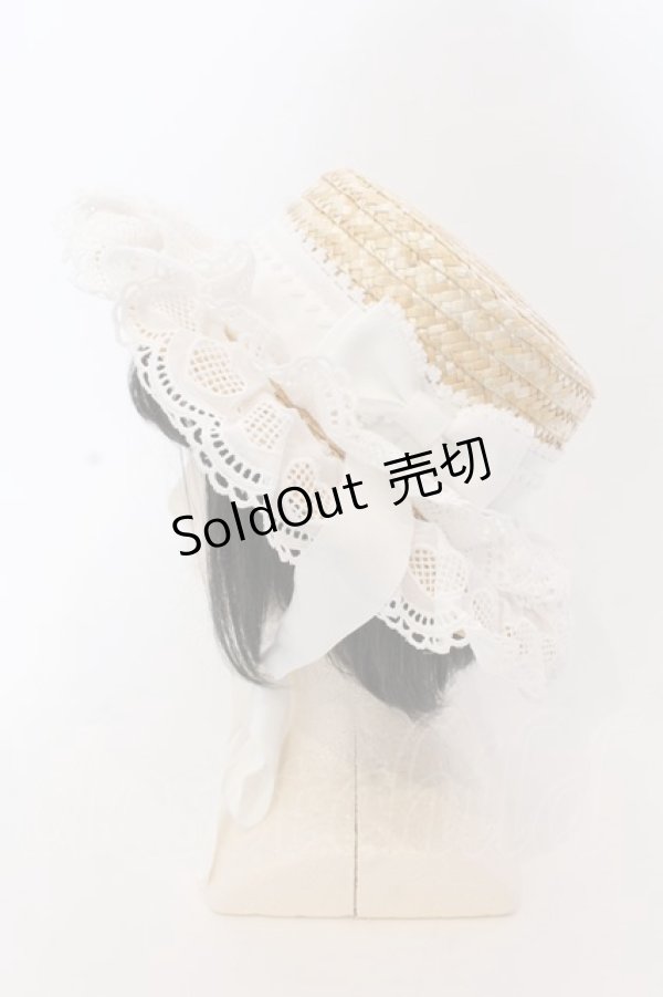 画像3: BABY,THE STARS SHINE BRIGHT / Sweet Dollボンネットハット  ナチュラル×シロ O-25-03-25-054-BA-AC-IG-OS (3)
